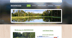 Desktop Screenshot of ironwoodgolf.com